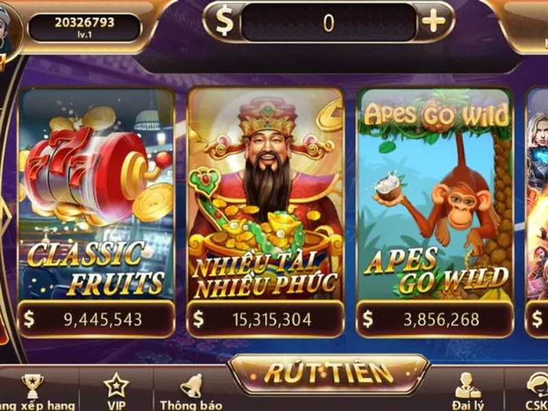 Kho game slot đa dạng và jackpot hấp dẫn